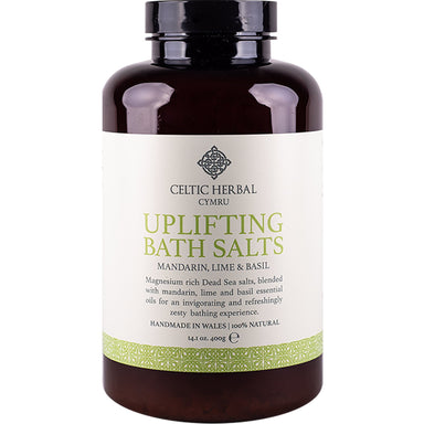 Uplifting Bath Salts with Mandarin, Lime & Basil - mypure.co.uk