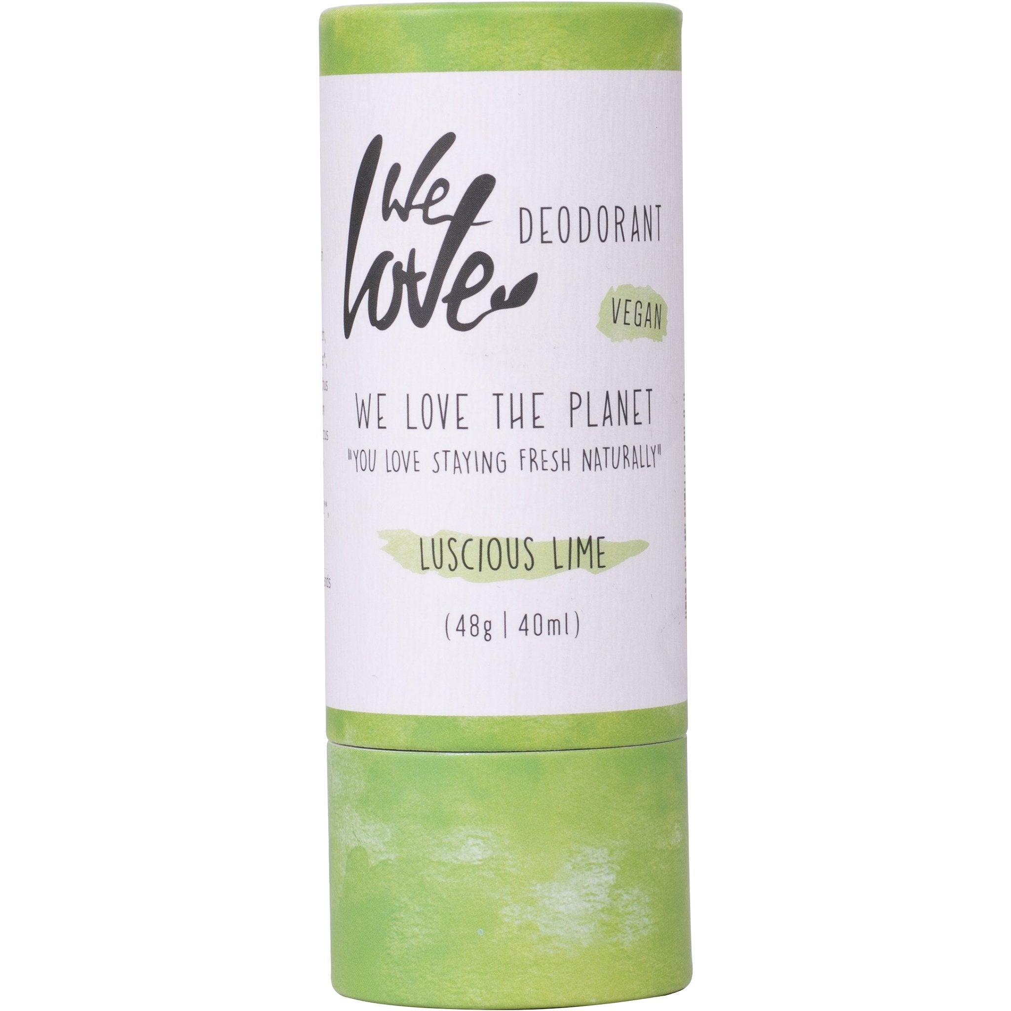 Vegan Natural Deodorant Stick | Lucsious Lime - mypure.co.uk