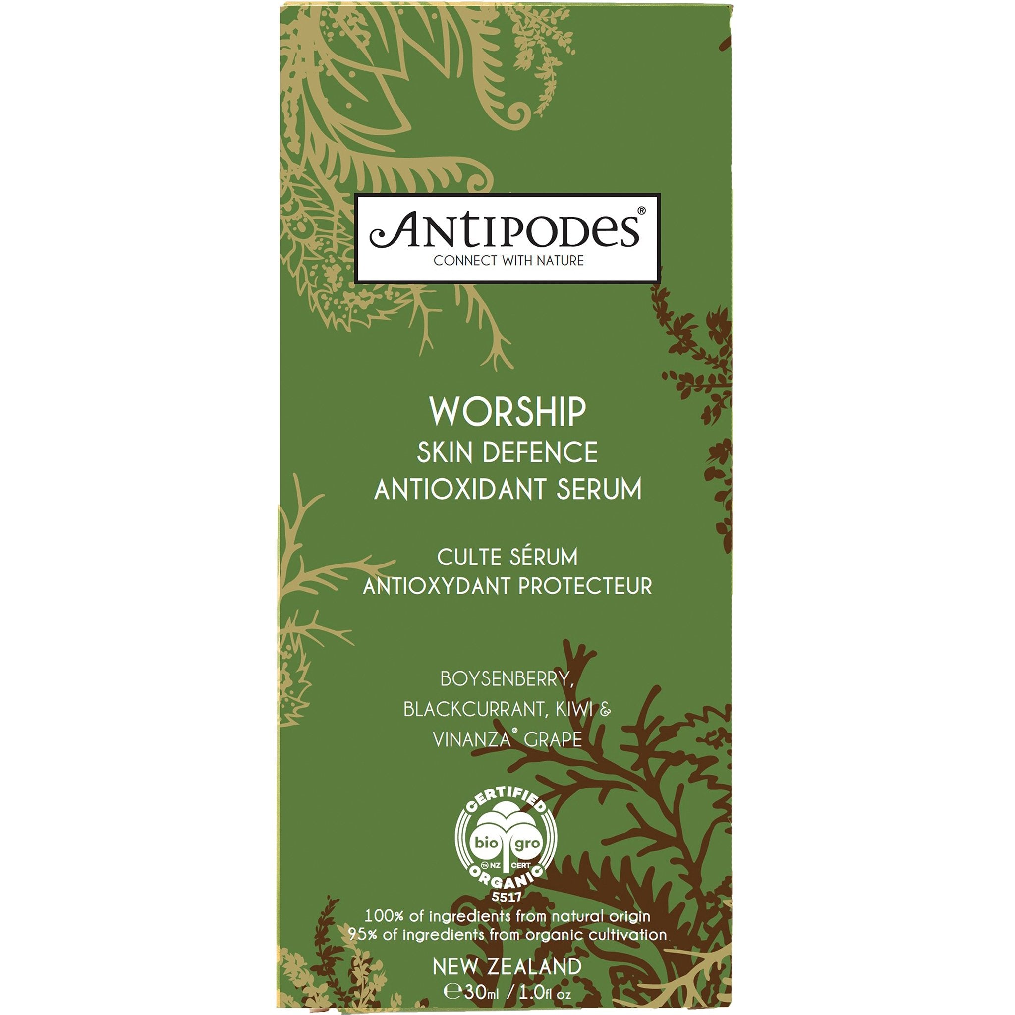Worship Skin Defence Antioxidant Serum - mypure.co.uk