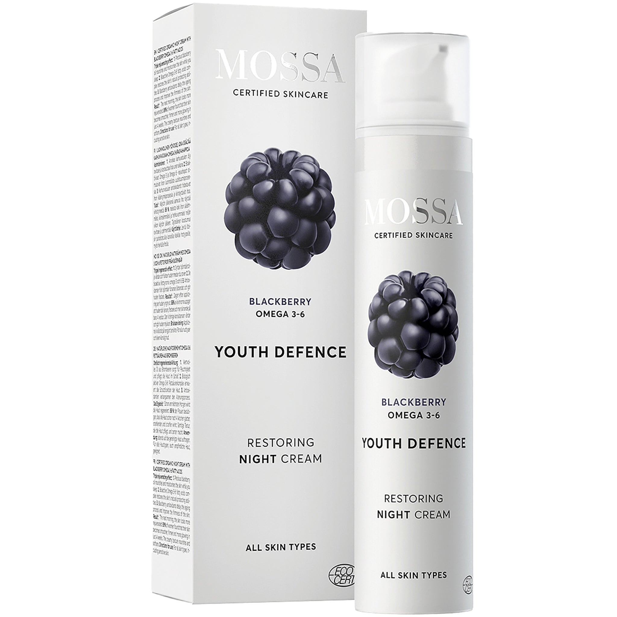 Youth Defence - Restoring Night Cream - mypure.co.uk